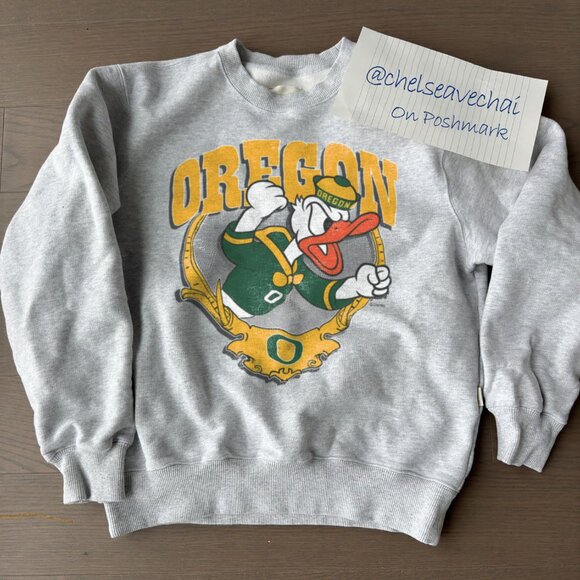 90s Oregon Ducks Football Sweatshirt Retro University of Oregon Shirt tee - Picture 1 of 2